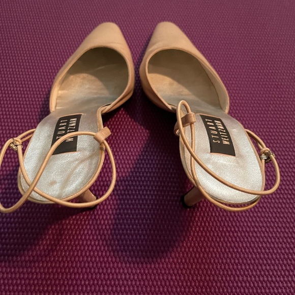 Stuart Weitzman’s slingback pumps in magic oyster sparkle lame ✨ - Picture 7 of 10